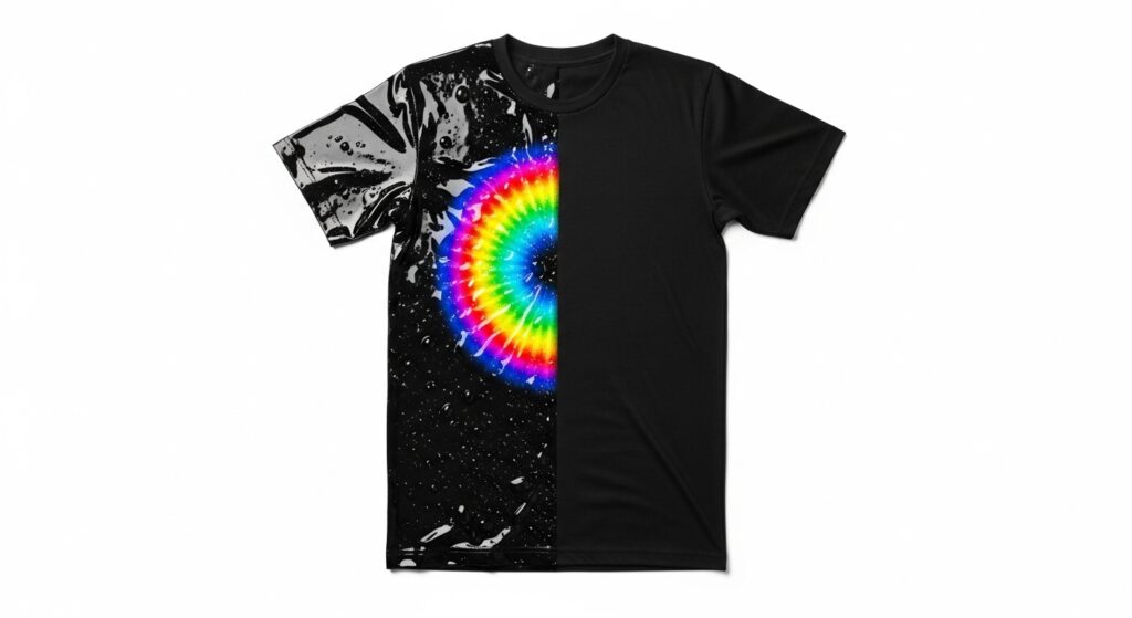 水に濡れるとイメージが浮かび上がる画像